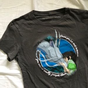 Spirited Away Ghibli Graphic Tee Shirt Cute